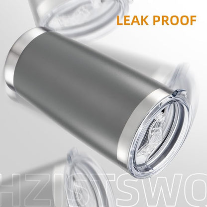 20oz Tumbler Bulk with Lid Stainless Steel Tumblers, 12 Pack | Leak Proof Lid - Image 4