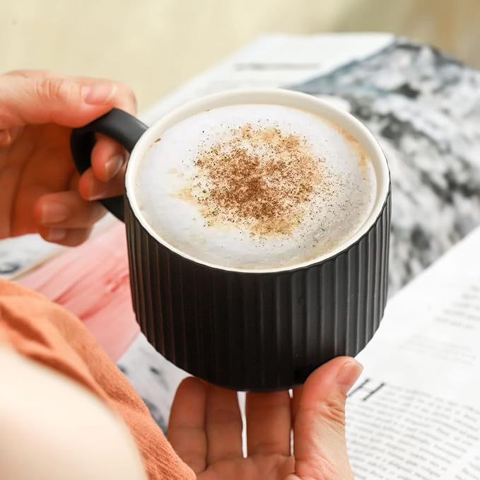HASENSE Coffee Mug Ceramic Set of 4 - Image 7