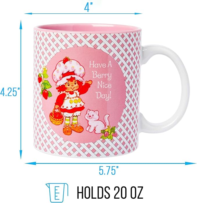 Silver Buffalo Strawberry Shortcake and Custard, Ceramic Mug, 20oz | Have a - Image 2