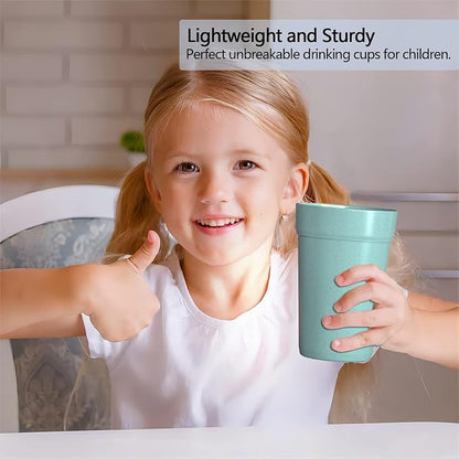 Homestockplus 16 Oz Unbreakable Drinking Reusable Cup Wheat Straw Cups - Image 8