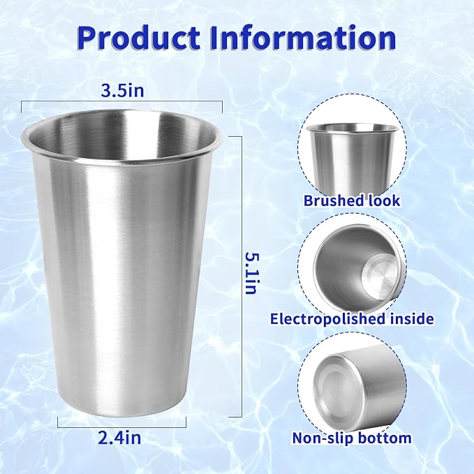 LINALL Stainless Steel Cup - Image 2