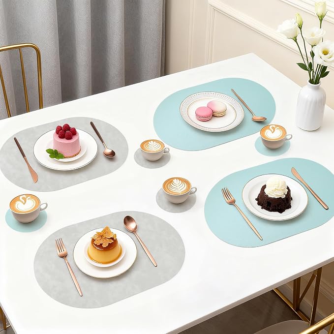Faux Leather Placemats Set of 4 - Image 6