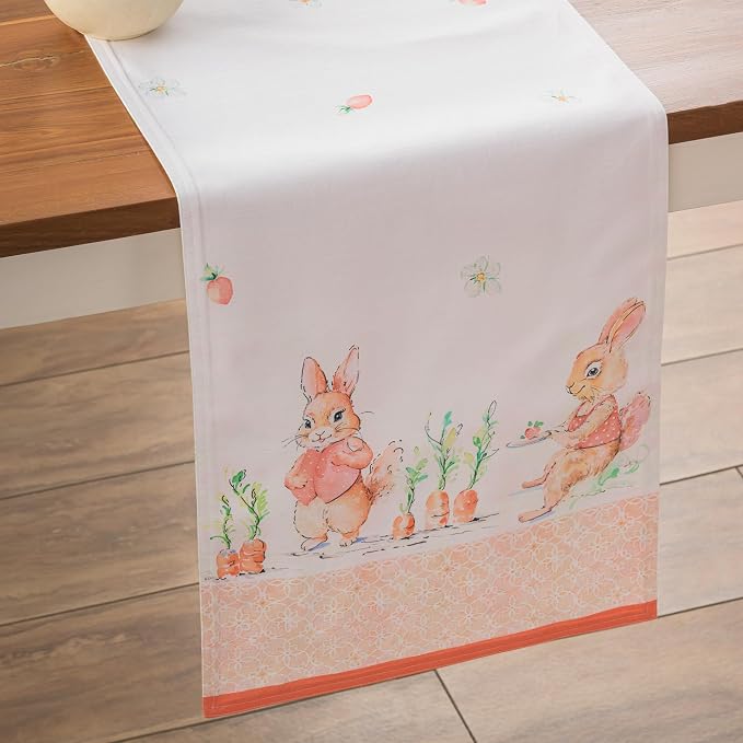 Maison d' Hermine Table Runner 100% Cotton 14.50" x 72" | Table Runners 72 - Image 9