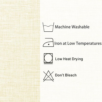 Hiasan 2 Pack Faux Linen Rectangle Tablecloth - Wrinkle and Stain Resistant Washable Table Cloth for Kitchen Dining Room Holiday Table Cover for Party Dinner, Champagne, 70 x 108 Inch