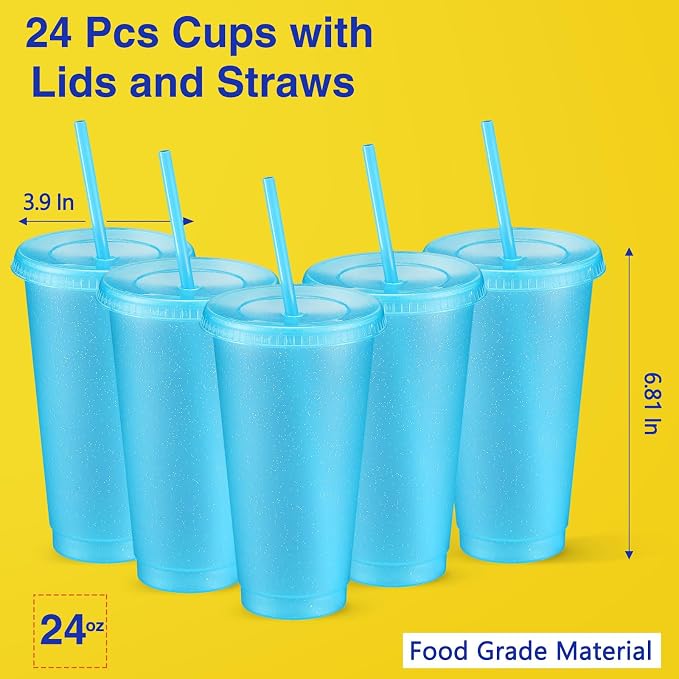 Amyhill 24 Pcs Reusable Cups - Image 2