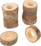 20PCS Rustic Wooden Napkin Rings, Handmade Creative Napkin Round Holder by Yuudar