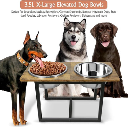Elevated Dog Bowls for Large Dogs, Raised Dog Bowl Stand - Image 3