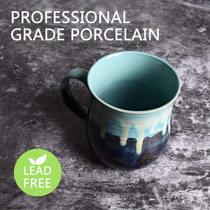Bosmarlin Large Ceramic Coffee Mug, Big Tea Cup - Image 3