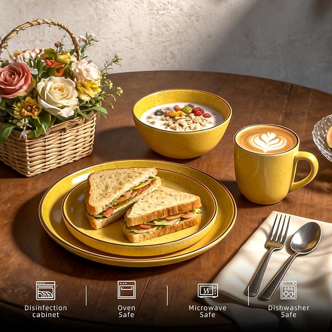 HomeVSS 20-Piece Dinnerware Set - Image 3