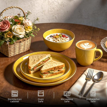 HomeVSS 20-Piece Dinnerware Set - Image 3