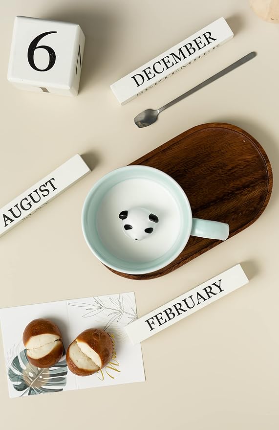DIHOclub Panda Ceramic Cup Hidden 3D Animal Inside Mug, Cute Cartoon Handmade - Image 6