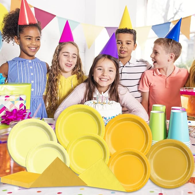 CMUSKO Yellow Birthday Decorations - Image 3