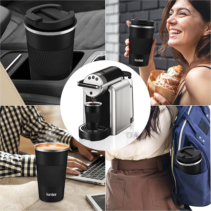 KETIEE Travel Mug 12oz, Vacuum Insulated Coffee Mug - Image 5