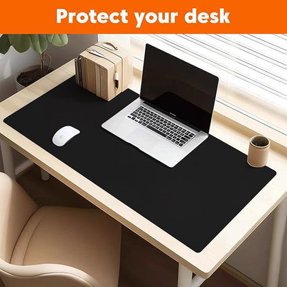 Extra Large Silicone Mat for Kitchen Counter,20"x80" Heat Resistant Mats for Countertop,New Skin-Friendly Material Quartz Countertop Protector Mats,Freely Cuttable (Black,1.6 mm Thick)