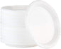 200 Count Disposable 10 Inch White Plastic Dinner Plates Extra Large by PLASTICPRO