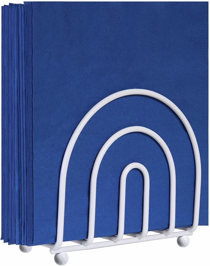 Blue Donuts White Arc Collection Napkin Holder – Napkin Holders by Blue+Donuts