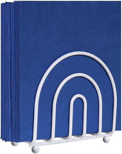Blue Donuts White Arc Collection Napkin Holder – Napkin Holders by Blue+Donuts