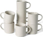 famiware Coffee Mug Set for 8, Star 12 oz Catering Mugs Cup Set by Famiware