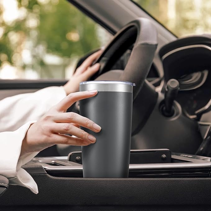 20 oz Tumbler with Lid Stainless Steel Insulated Tumblers Bulk Cups Mug | - Image 5