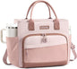 LOVEVOOK Lunch Box for Women, Adult Lunch Bag for Work, Rosy Pink | Upgraded by LOVEVOOK