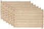 DII Variegated Tabletop Collection, Placemat Set3x19, 6 Piece by DII