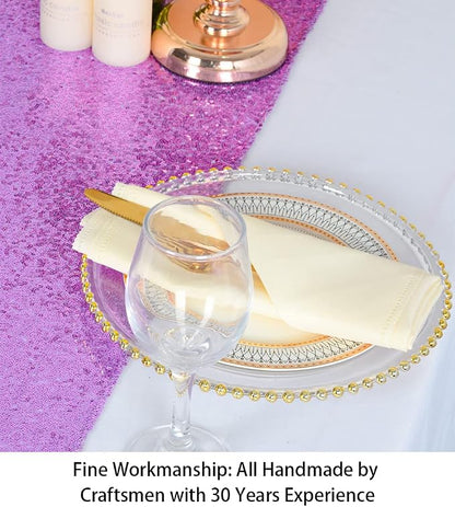 ShiDianYi Lavender Table Cover 12x72 - Image 4