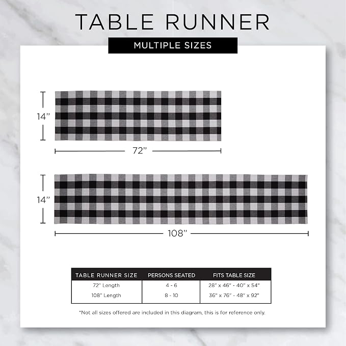 DII Chambray Kitchen, Tabletop Collection, 14x72 Table Runner - Image 10
