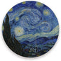 Coasters for Drinks Coaster Drink Set Decorative Coffee Table Desk Cup Mat Spring Cute Cork Bar Backing Round Home Decor Starry Night03