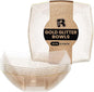 R-kay 6 Pack Gold Glitter Plastic Serving Bowls - 32 Oz Gold Plastic bowls - by R-KAY