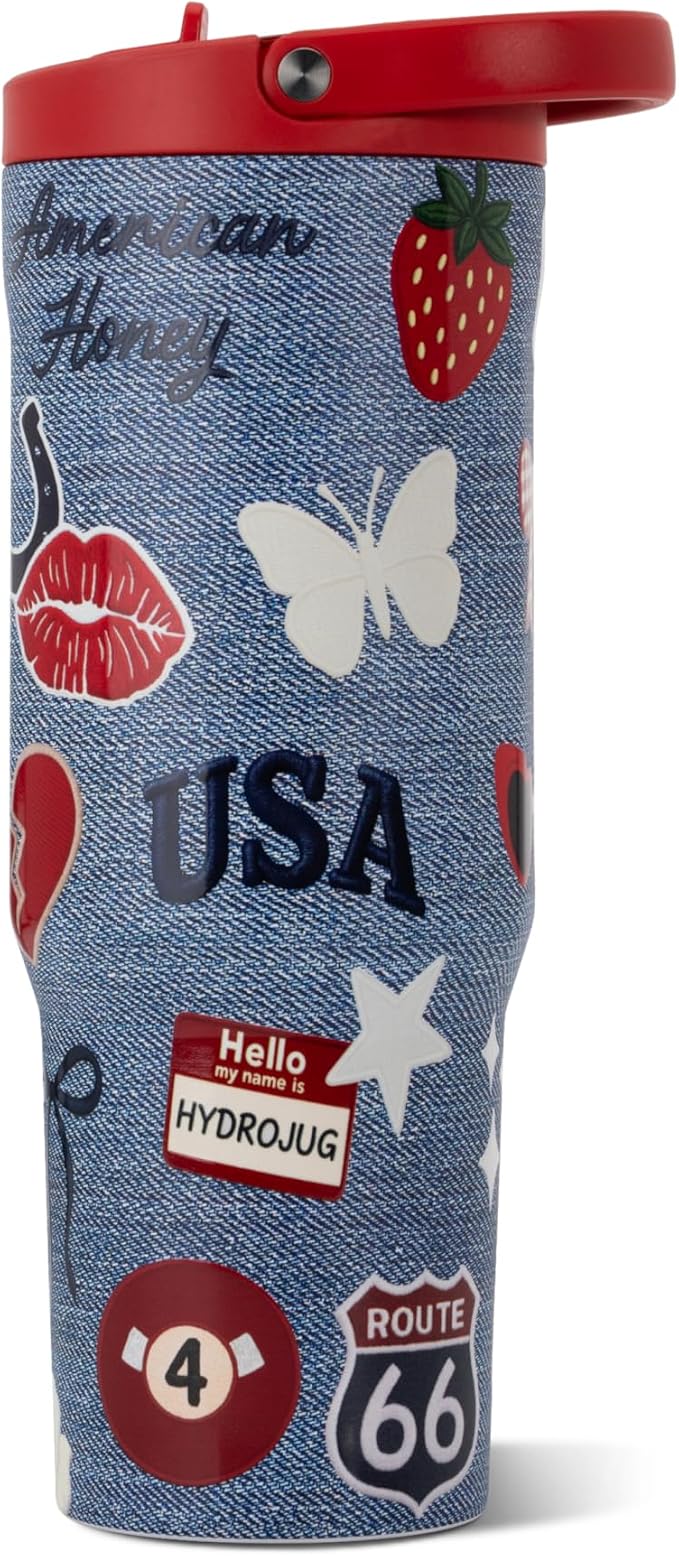 HydroJug Sport 32 oz Insulated Stainless Steel Water Bottle, American Honey - Image 2