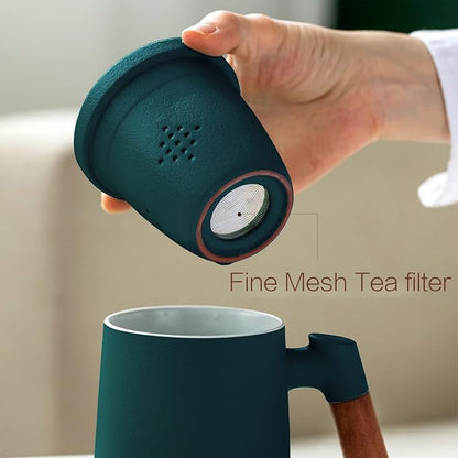 ZENS Tea Cup with Infuser and Lid - Image 4