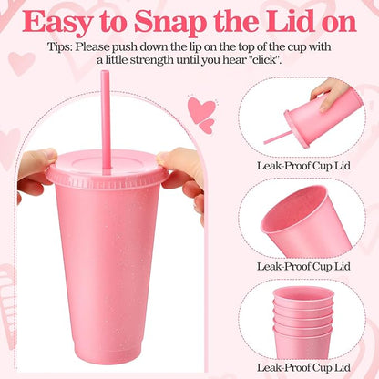 Honeydak 60 Pack Tumbler with Straw and Lid Bulk Cups - Image 2