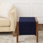 Solino Home 100% Pure Linen Dining Table Runner Navy Woven, Fete 14 x 36 in | by SolinoHome