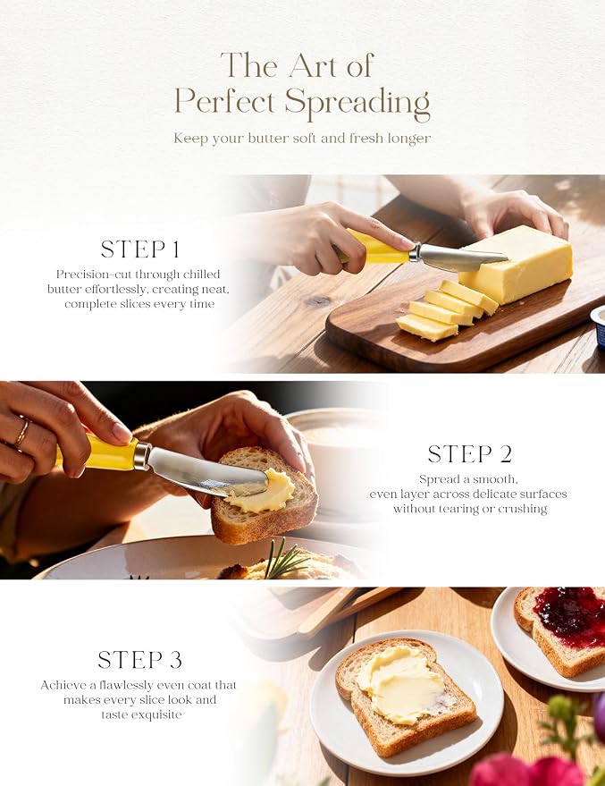 Stainless Steel Butter Spreader Knife 2 Pack - Image 5