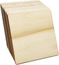 20 Pcs Unfinished Wood Pieces, Wood Square Tiles 5 x 5 Inch | Blank Natural by MYYZMY
