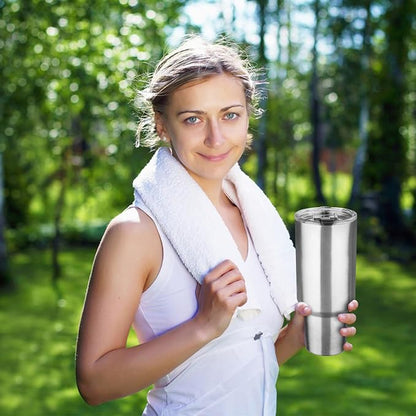 40 oz Tumbler with Lids and Straws, Stainless Steel Insulated Coffee Tumbler - Image 9