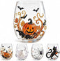 3D Halloween Artisan Glassware Collection, Gothic Halloween Glass Cups by Unknown