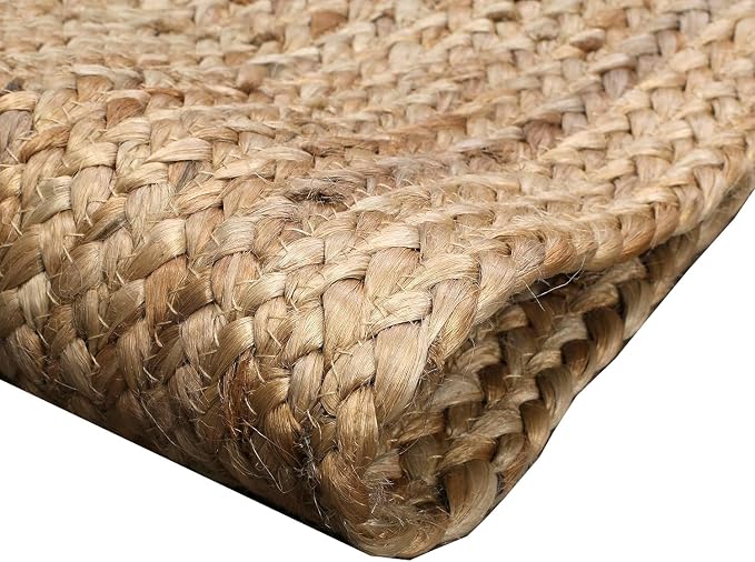 Pack of 1 Handwoven Rectangle Jute Braided Table Runner 13 x 36 Inch, 100% - Image 3