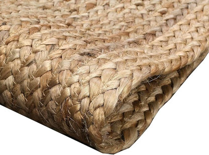 Pack of 1 Handwoven Rectangle Jute Braided Table Runner 13 x 72 Inch, 100% - Image 3
