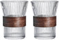 Stripes Glass Coffee Mug | 2-Pack by Boxonly