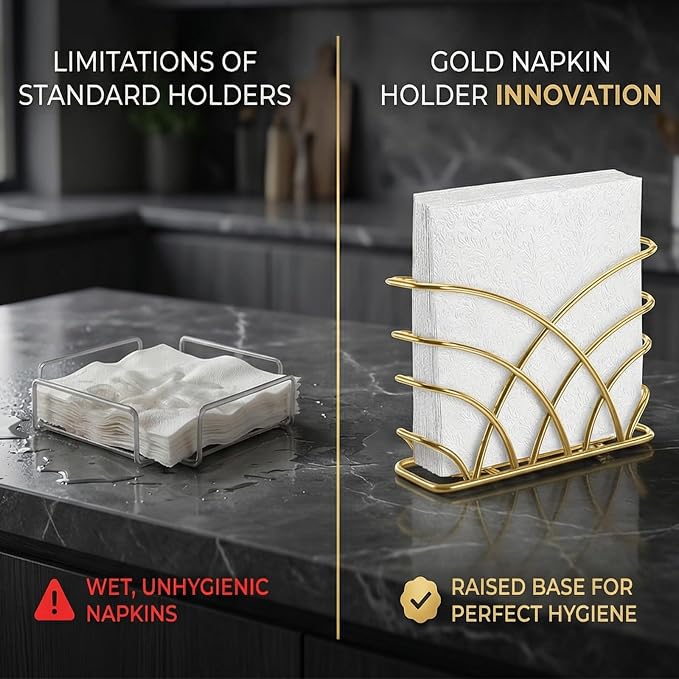 Napkin Holder for Table, Lunch Napkins & Table Decor - Image 3