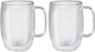 ZWILLING Sorrento Plus 2-pc Double-Wall Glass Latte Mug Set by Zwilling
