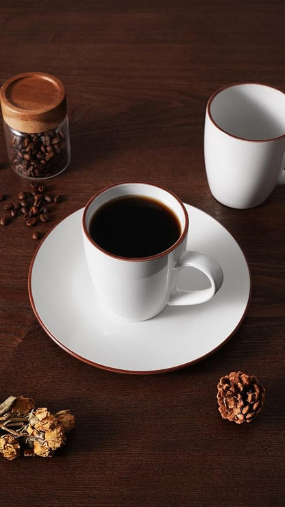 famiware Venus Coffee Mugs Set of 4, 13 oz Ceramic Stoneware Mug Cup Set | - Image 6
