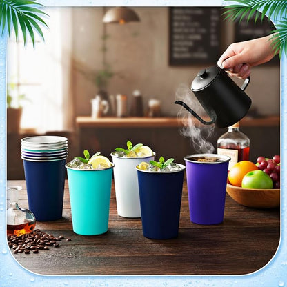 Mimorou 4 Pack Stainless Steel Pint Cups Metal Cups Unbreakable Drinking Water - Image 7