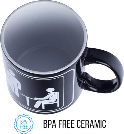Silver Buffalo The Office Title Sign Ceramic Mug, 20 Ounce - Image 6