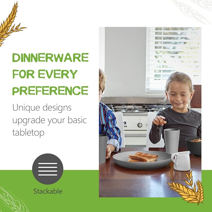 Teivio 32-Piece Plates and Bowls Sets - Image 3