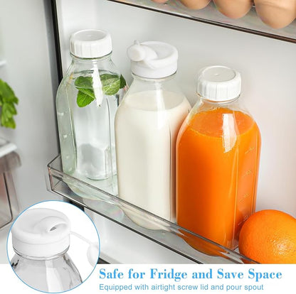 Syntic 2 Pack 32 Oz Glass Milk Bottles - Image 5