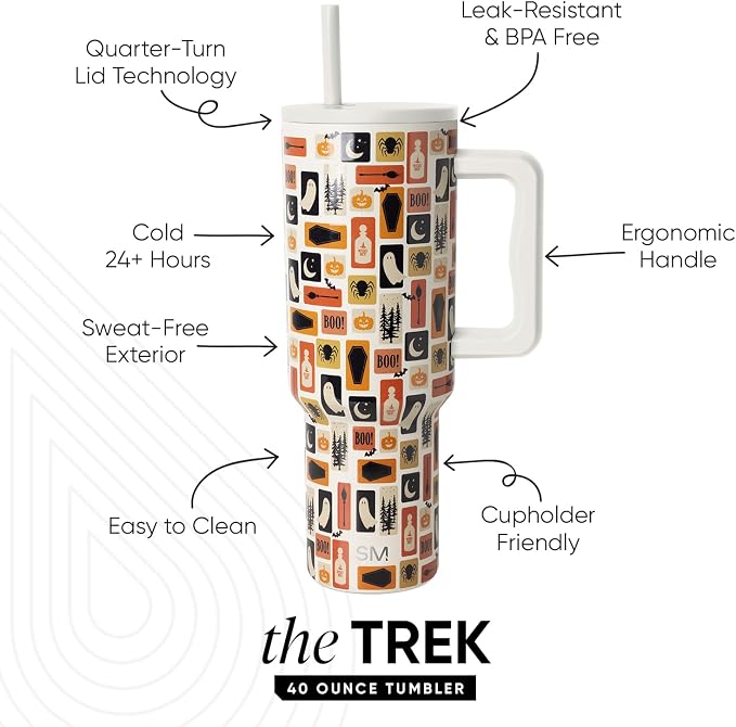 Simple Modern Halloween Tumbler - Image 3