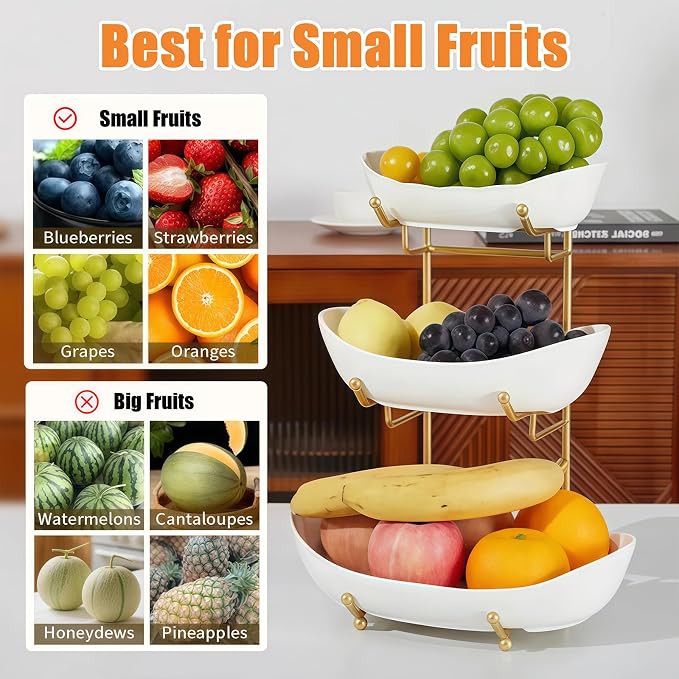 Ceramic Fruit Bowl for Kitchen Counter - Image 4