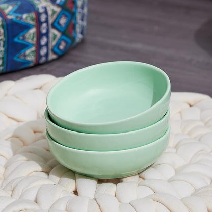 Howise 5.3 in Ceramic Cat Bowls Set, Shallow Food Bowl - Image 2
